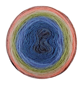 59 Green Blue-Green-Salmon-Orange