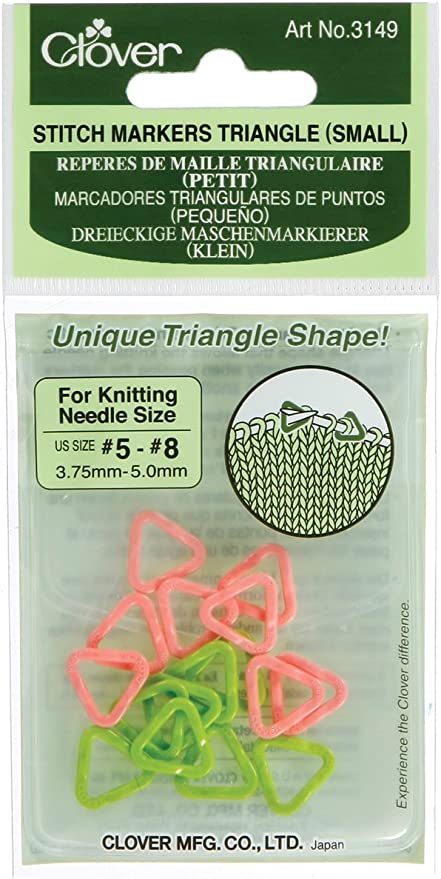 Clover 3149 Stitch Markers Triangle Small