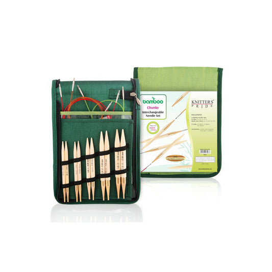 Knit Pro Bamboo Interchangeable Chunky Knitting Needle Set