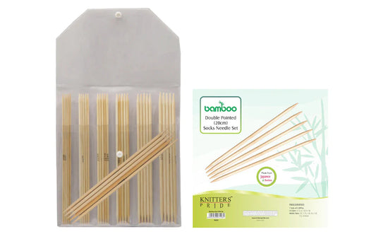 Knit Pro Bamboo Double Pointed Sock Needle Set