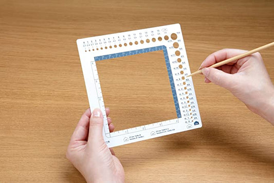 Clover 3200 Swatch Ruler & Needle Gauge