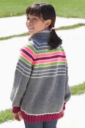 Patons Book 500882 - Cool for School - Super Stripes Jacket
