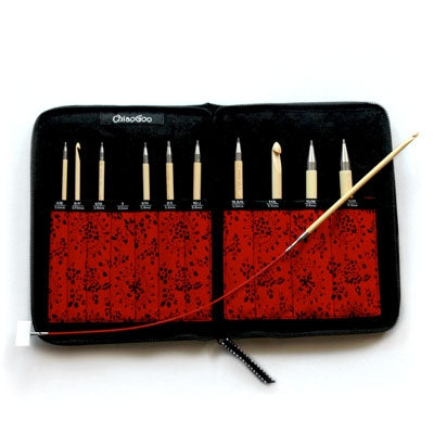 ChiaoGoo T-Spin Bamboo Tunisian Interchangeables Set