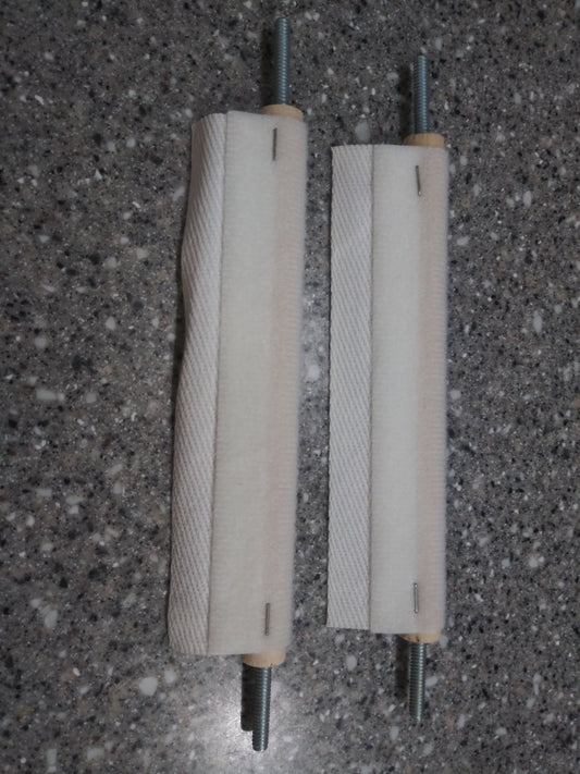 Hook & Loop or Baste Scroll Rods
