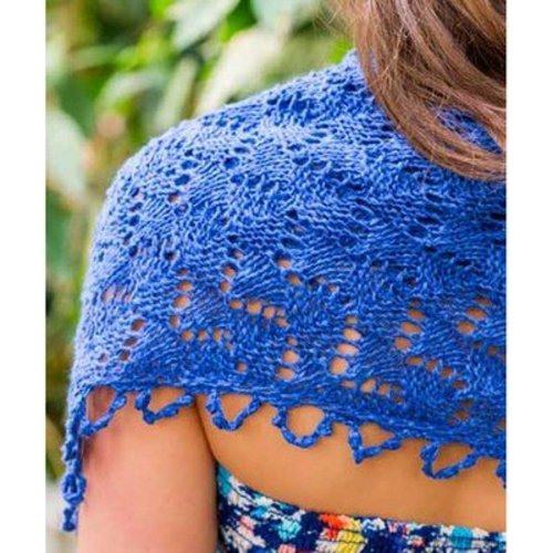 Catalan Shawlette Pattern Leaflet by Tabetha Hedrick for Juniper Moon Farm