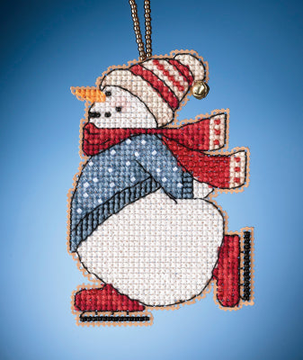 MH16-2133 Skating Snowman
