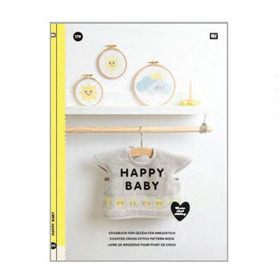 Happy Baby Book 179: Counted Cross Stitch Pattern Book