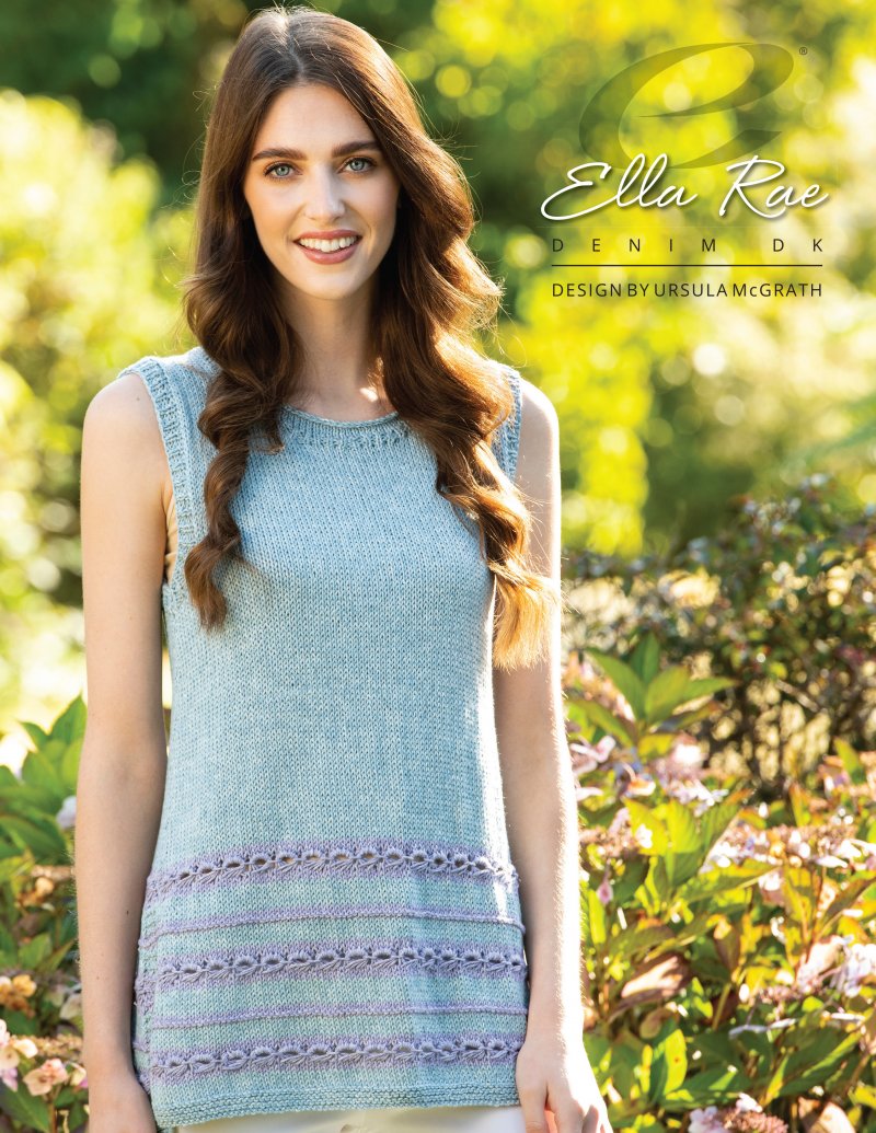 Sandra Swing Top Pattern Leaflet by Ursula McGrath for Ella Rae Denim DK