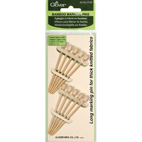 Clover 3143 Bamboo Marking Pins