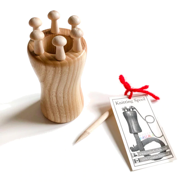 Knitting Spools by Cedar Hollow