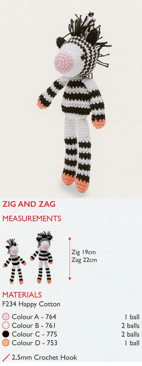 Sirdar Happy Cotton Book 3 - Zig & Zag