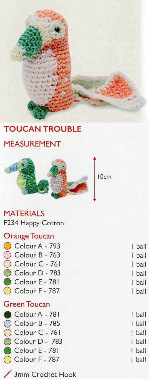 Sirdar Happy Cotton Book 4 - Toucan Trouble