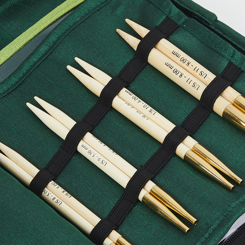 Knit Pro Bamboo Interchangeable Deluxe Knitting Needle Set