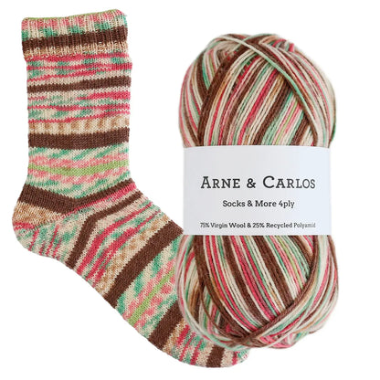 Painted House Socks & More 4ply by Arne & Carlos