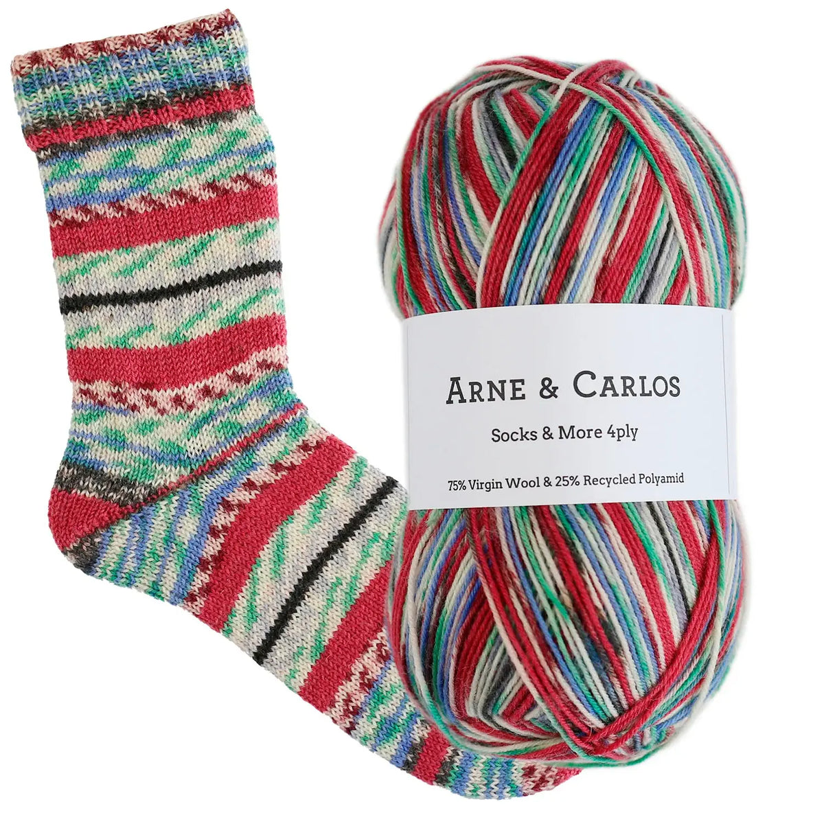Painted House Socks & More 4ply by Arne & Carlos
