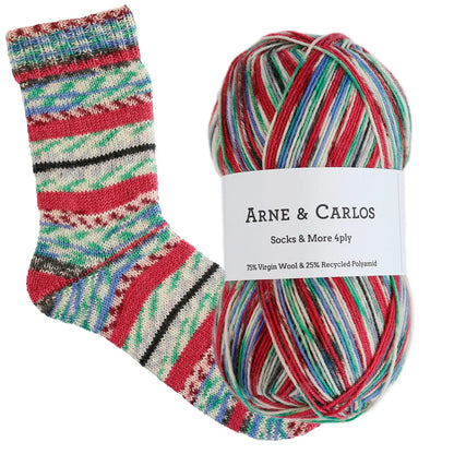 Painted House Socks & More 4ply by Arne & Carlos
