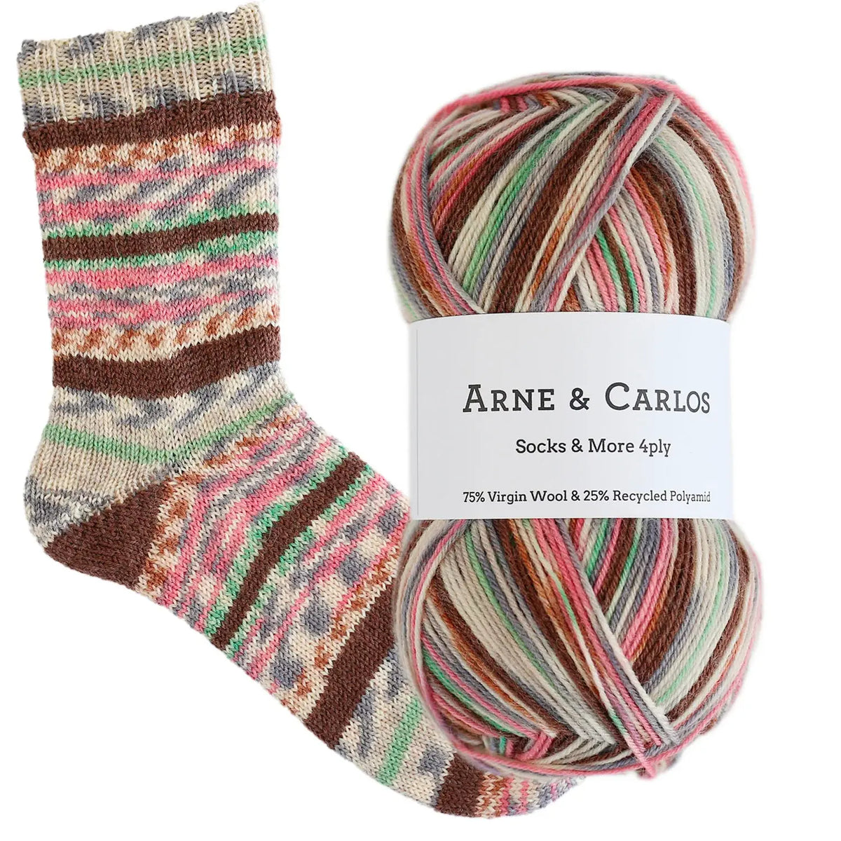Painted House Socks & More 4ply by Arne & Carlos
