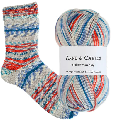 Painted House Socks & More 4ply by Arne & Carlos