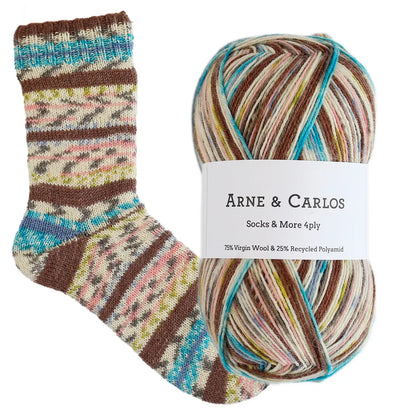 Painted House Socks & More 4ply by Arne & Carlos