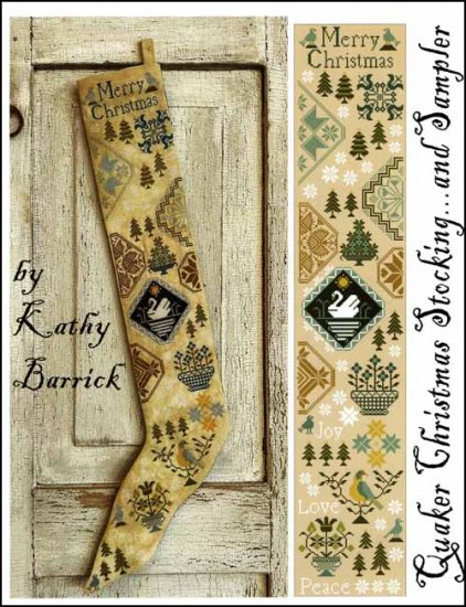Quaker Christmas Stocking - Chart