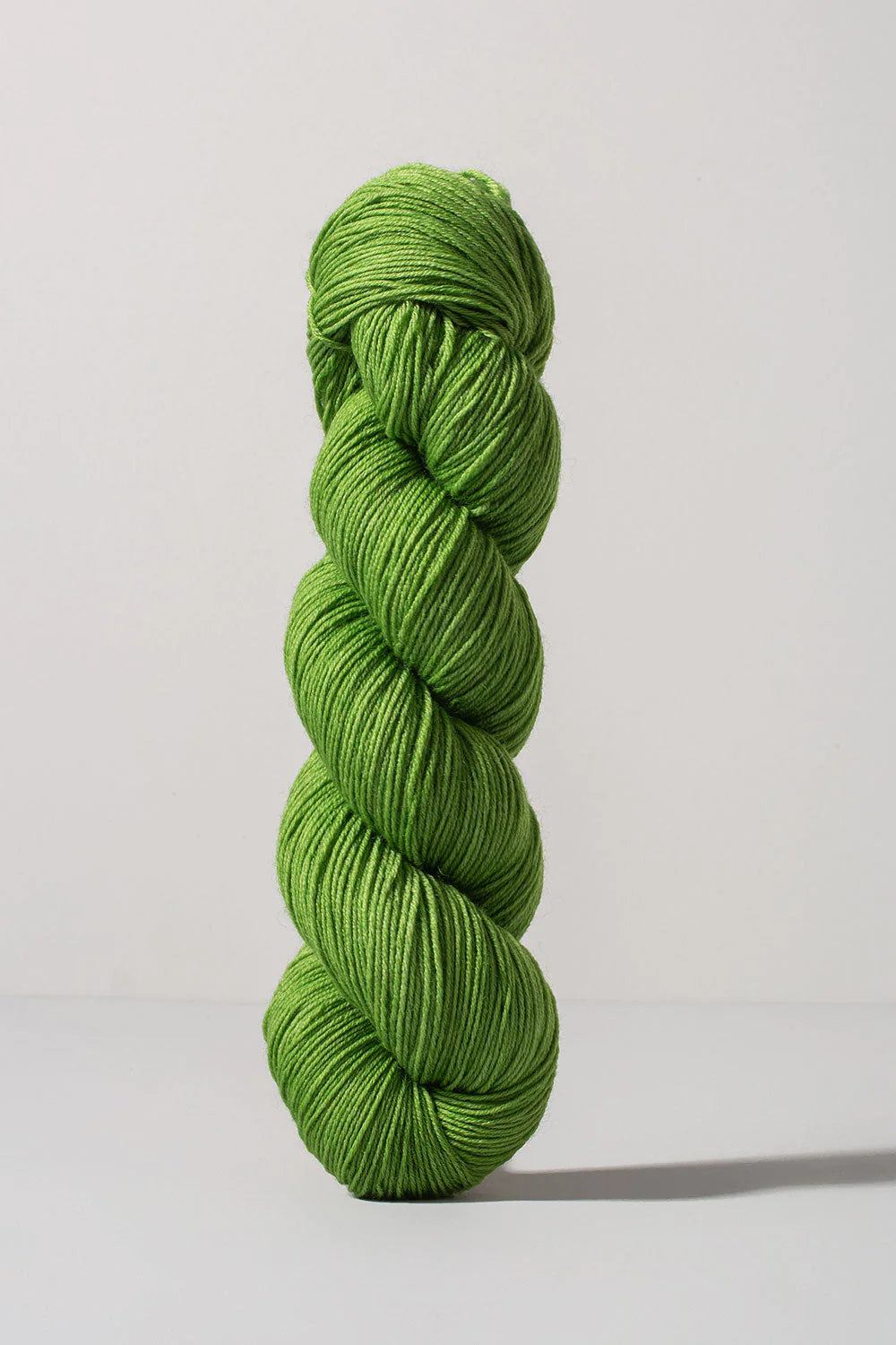 Light Green blue skein of merino and nylon yarn from Urth