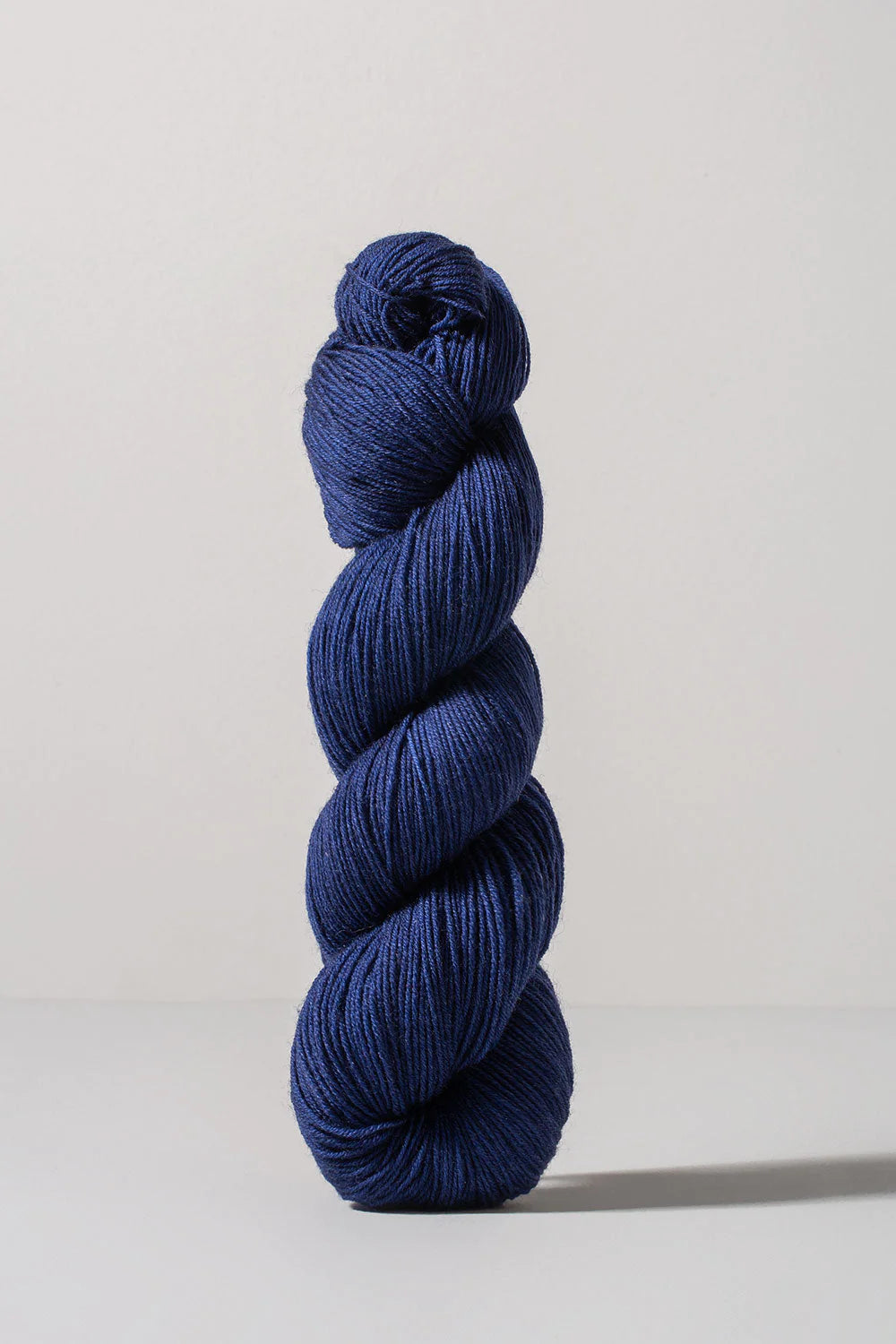 Indigo skein of merino and nylon yarn from Urth