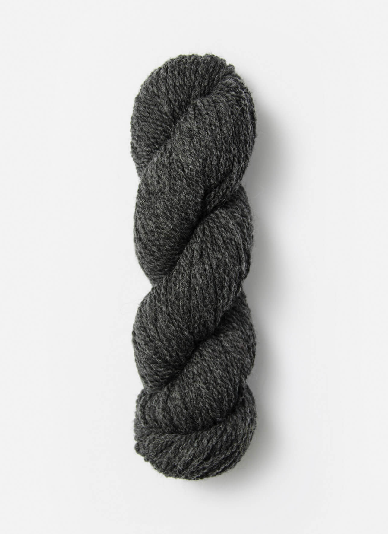 Dark grey skein of fine highland wool