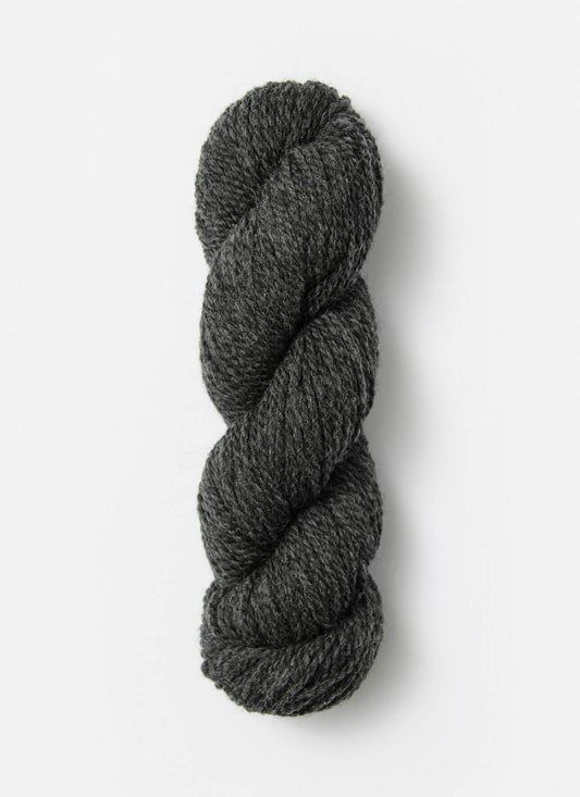 Dark grey skein of fine highland wool