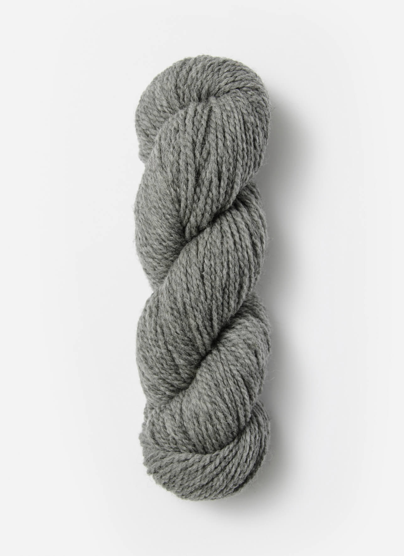 Grey skein of fine highland wool