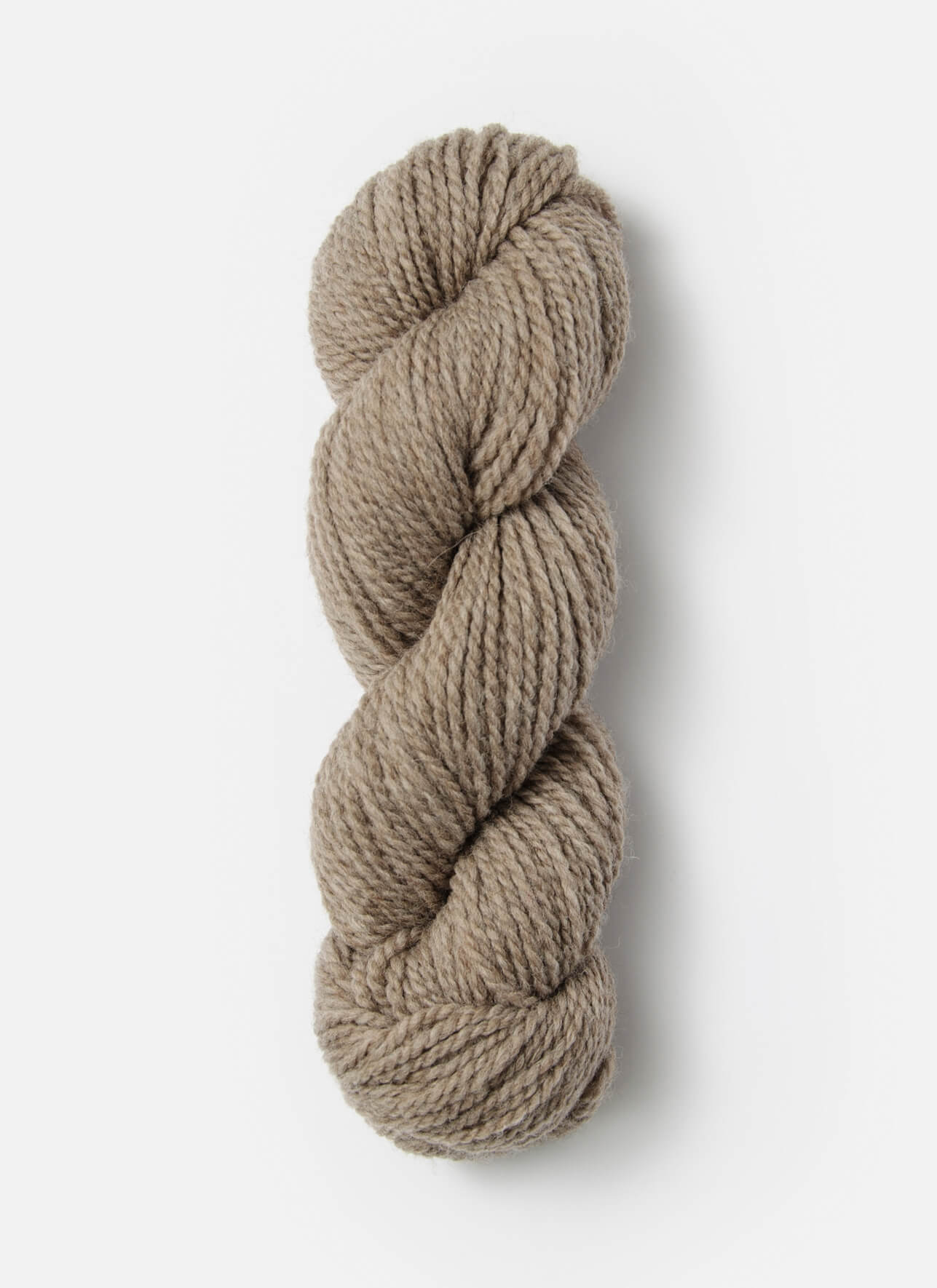 Light tan skein of fine highland wool