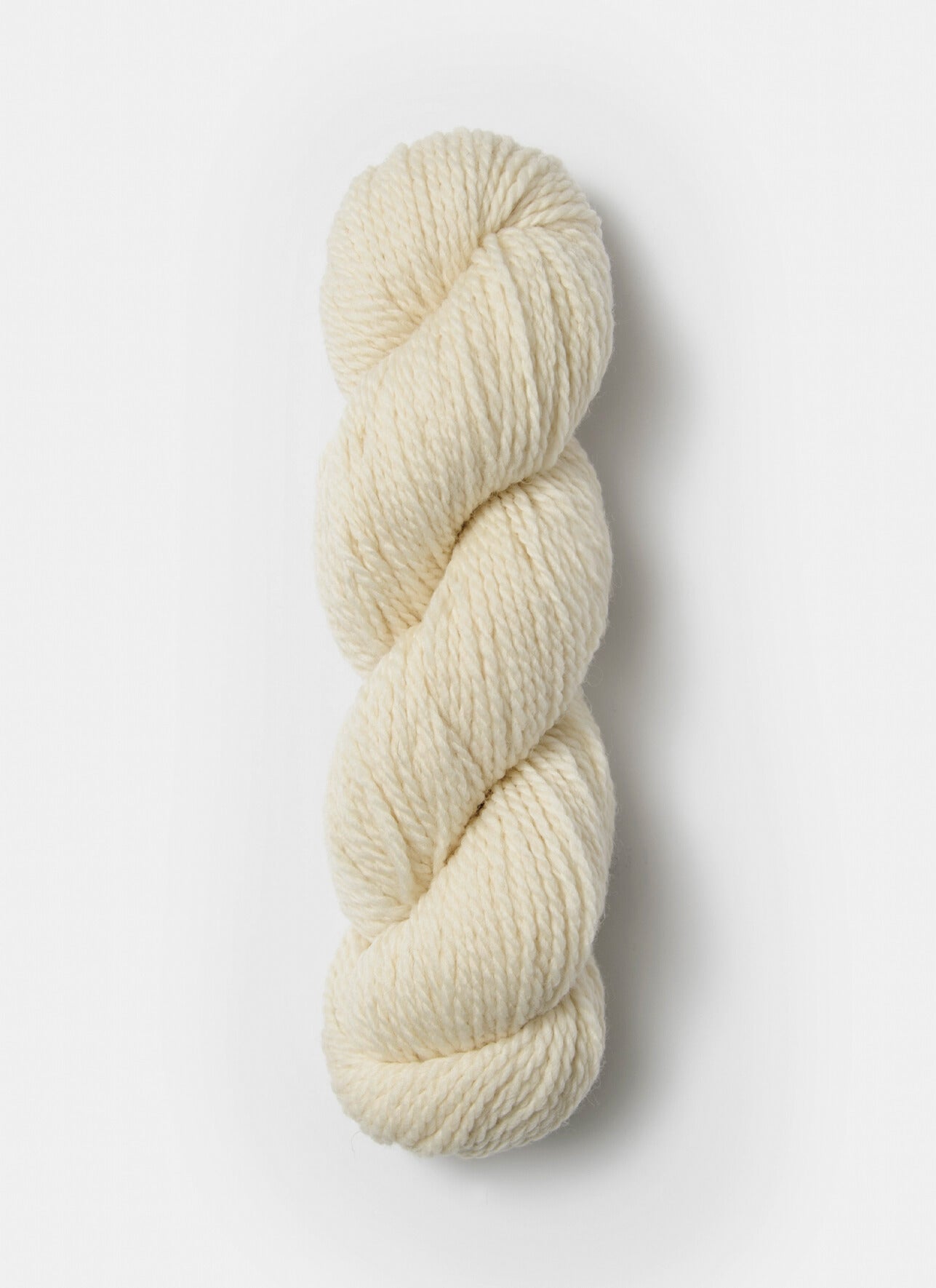 White skein of fine highland wool
