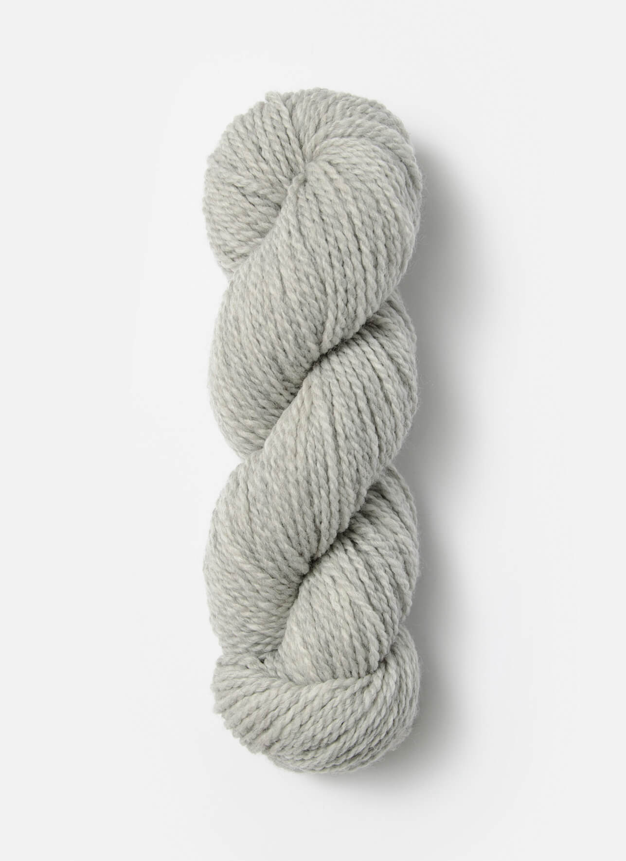Light grey skein of fine highland wool