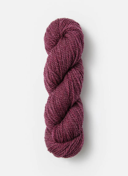 Dusty medium rose skein of fine highland wool
