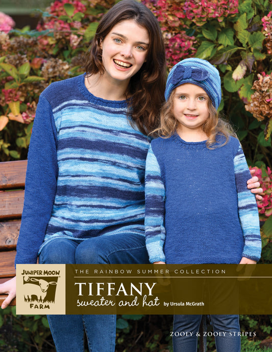 Tiffany Sweater and Hat Pattern - Juniper Moon Farm