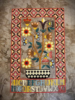 Flower Pot Sampler - Chart