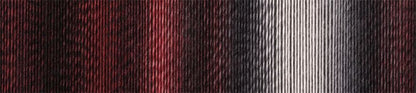 Up close image of white and black gradient yarn