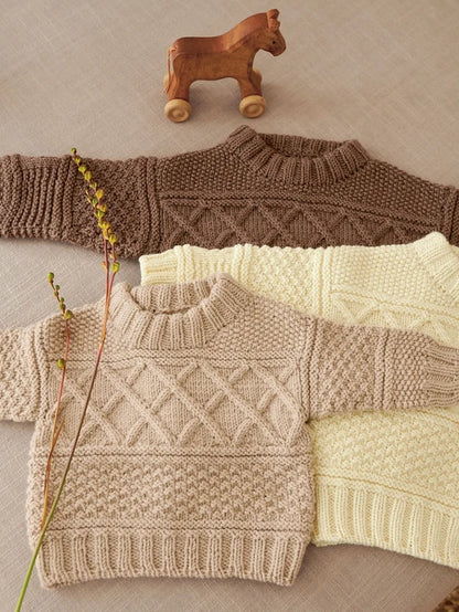 Sandnes Garn Leaflet 2413 No. 1 - Guernsey Sweater Baby