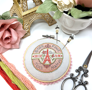 Vintage Paris Pin Cushion - Chart