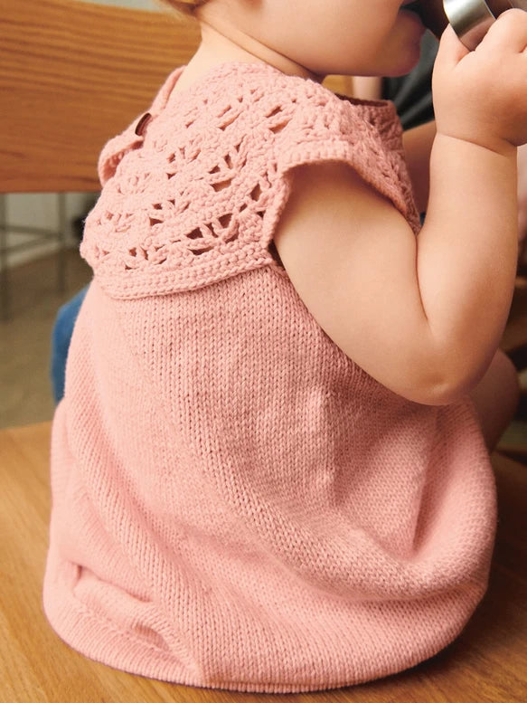Sandnes Garn Leaflet 2505 No. 4 - Indy Dress Baby