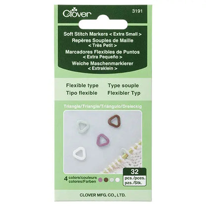 Clover 3191 Soft Stitch Markers (Extra Small)