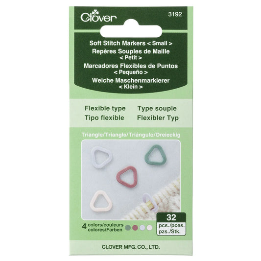 Clover 3192 Soft Stitch Markers (Small)