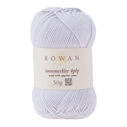 Ball of off white cotton yarn with a Rowan label