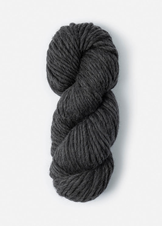 dark grey skein of highland wool