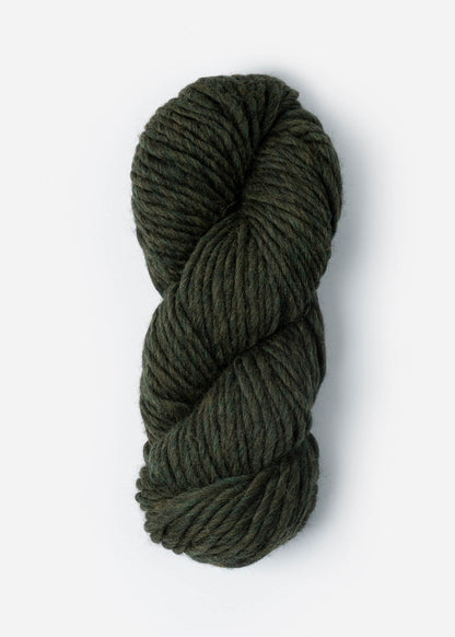 dark green skein of highland wool