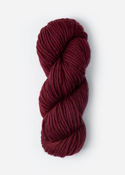 burgundy skein of highland wool