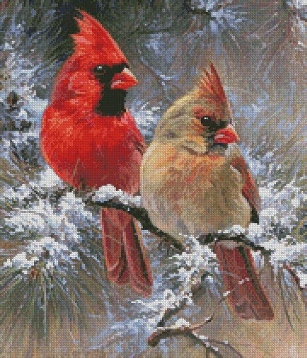 Cardinals at Christmas - Chart