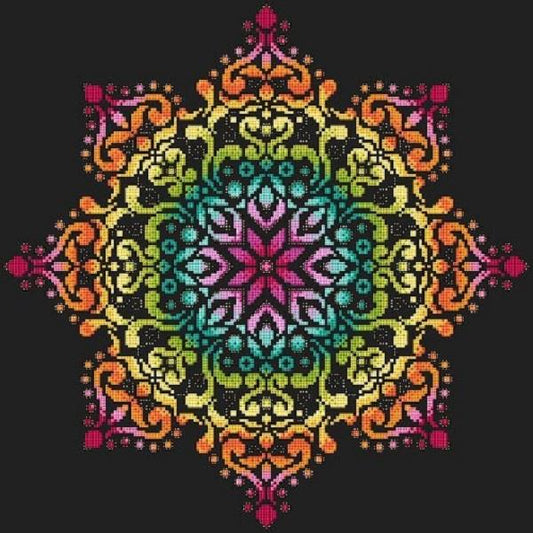 Full Rainbow Mandala 2 - Chart