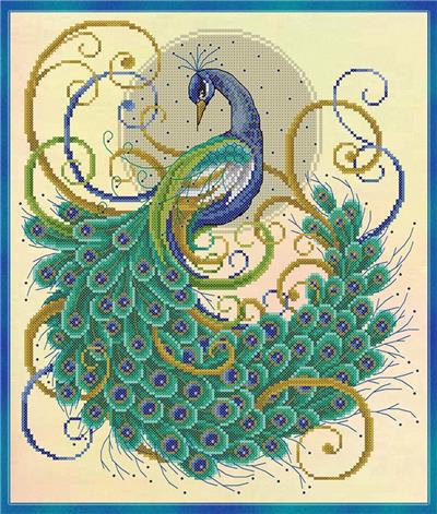 Swirling Peacock - Chart