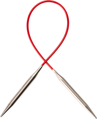 ChiaoGoo RED Lace Circulars Steel, 9" (23 cm)