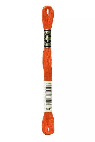 DMC Embroidery Floss - Colours 605 - 734